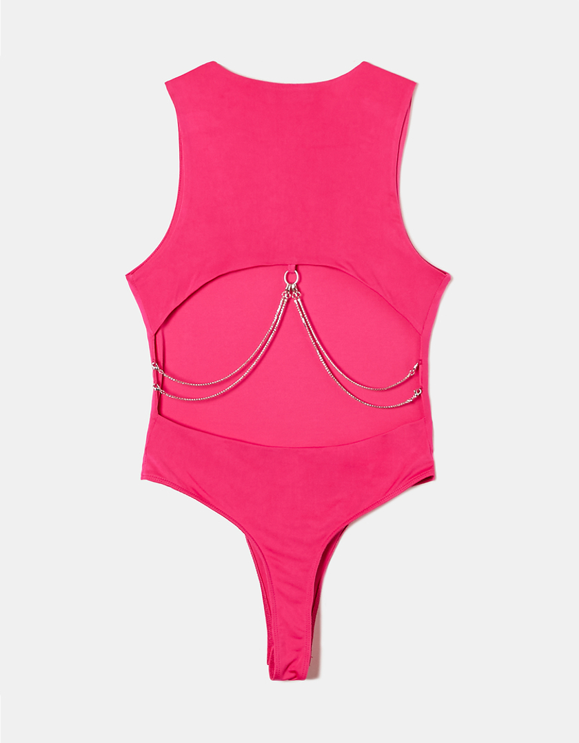 Tally-Weijl  Body con Spalline Imbottite Aperto Dietro