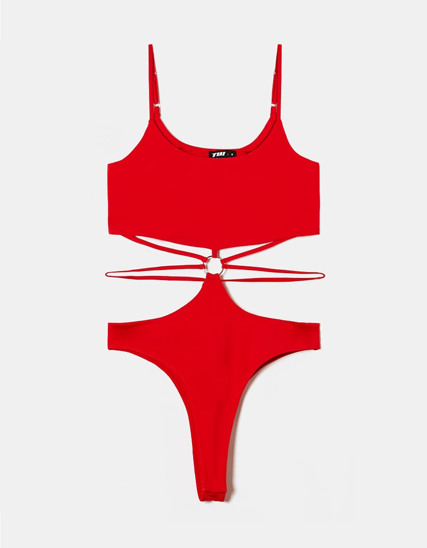 TALLY WEiJL, Red Party Bodysuit for Women