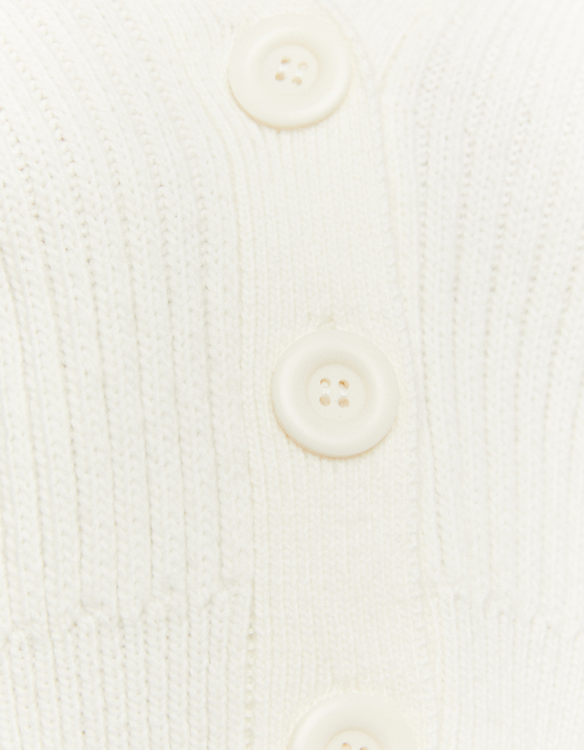 TALLY WEiJL, Cardigan Corto Con Bottoni Bianco  for Women