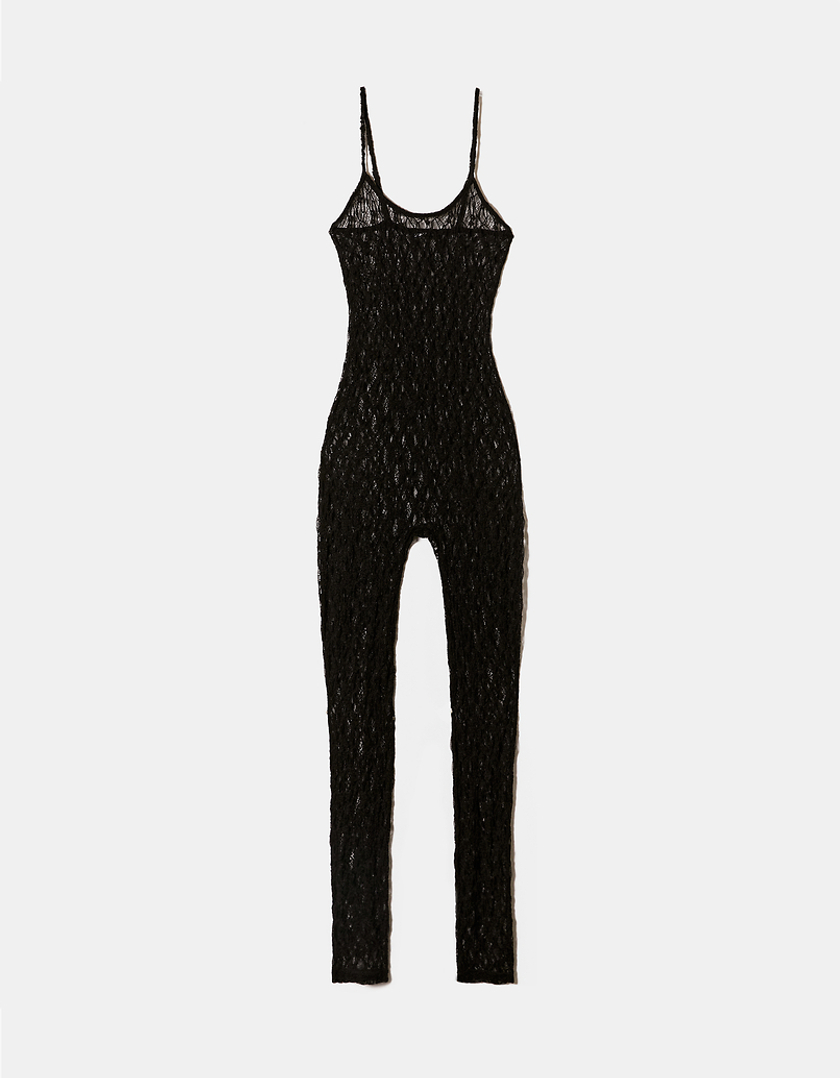 TALLY WEiJL, Black Long Basic Jumpsuit for Women