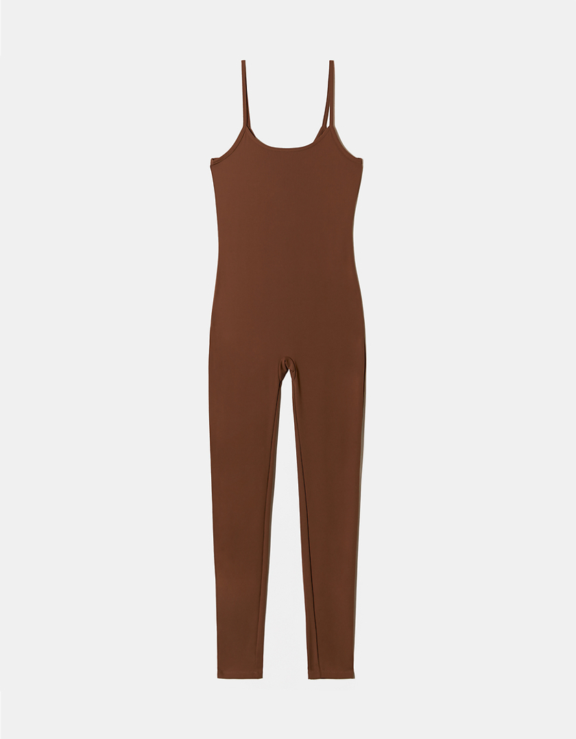 TALLY WEiJL, Brauner Basic-Jumpsuit for Women