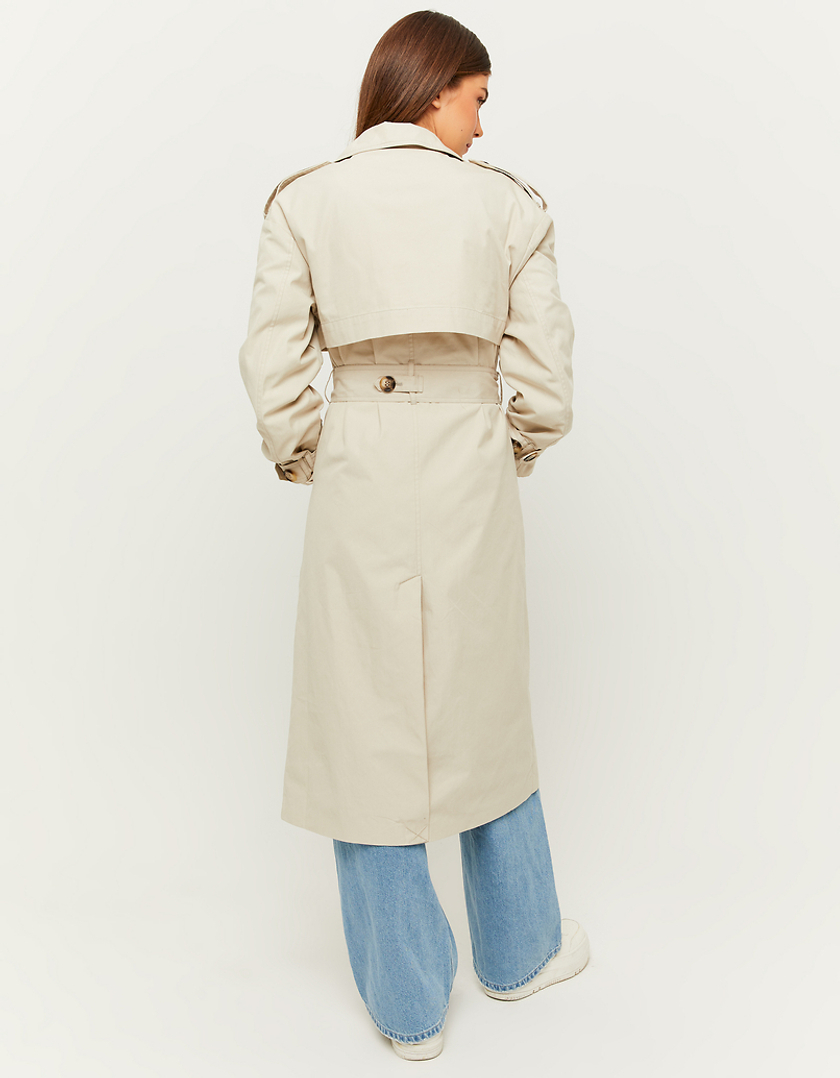 TALLY WEiJL, Beige Long Trenchcoat for Women