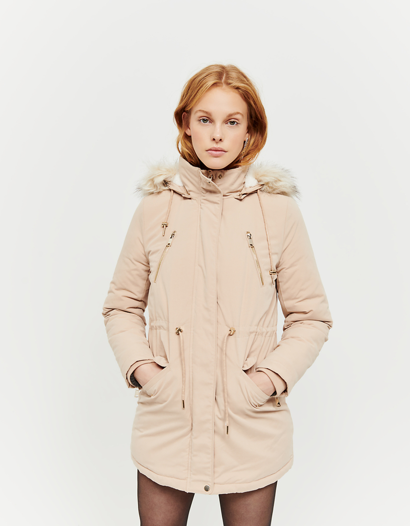 TALLY WEiJL, Parka mit abnehmbarem Kunstfell und Kapuze for Women