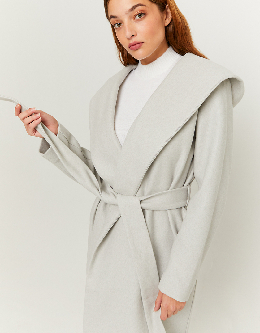 TALLY WEiJL, Grey Coat With Belt for Women