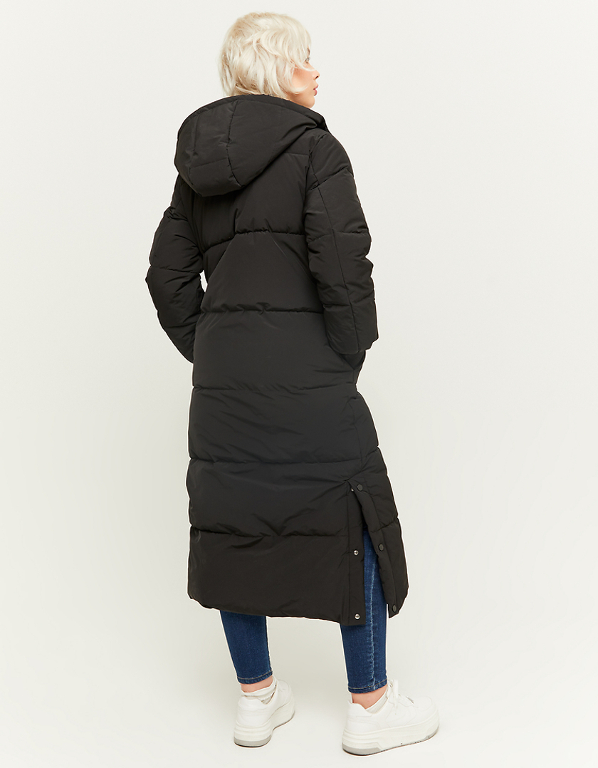 TALLY WEiJL, Black Long Heavy Padded Winter Jacket for Women