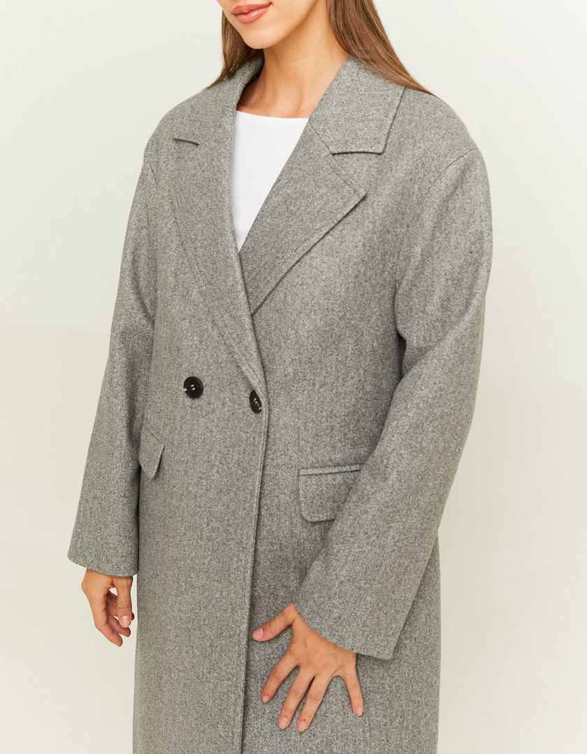 TALLY WEiJL, Manteau Toucher Laine Gris for Women