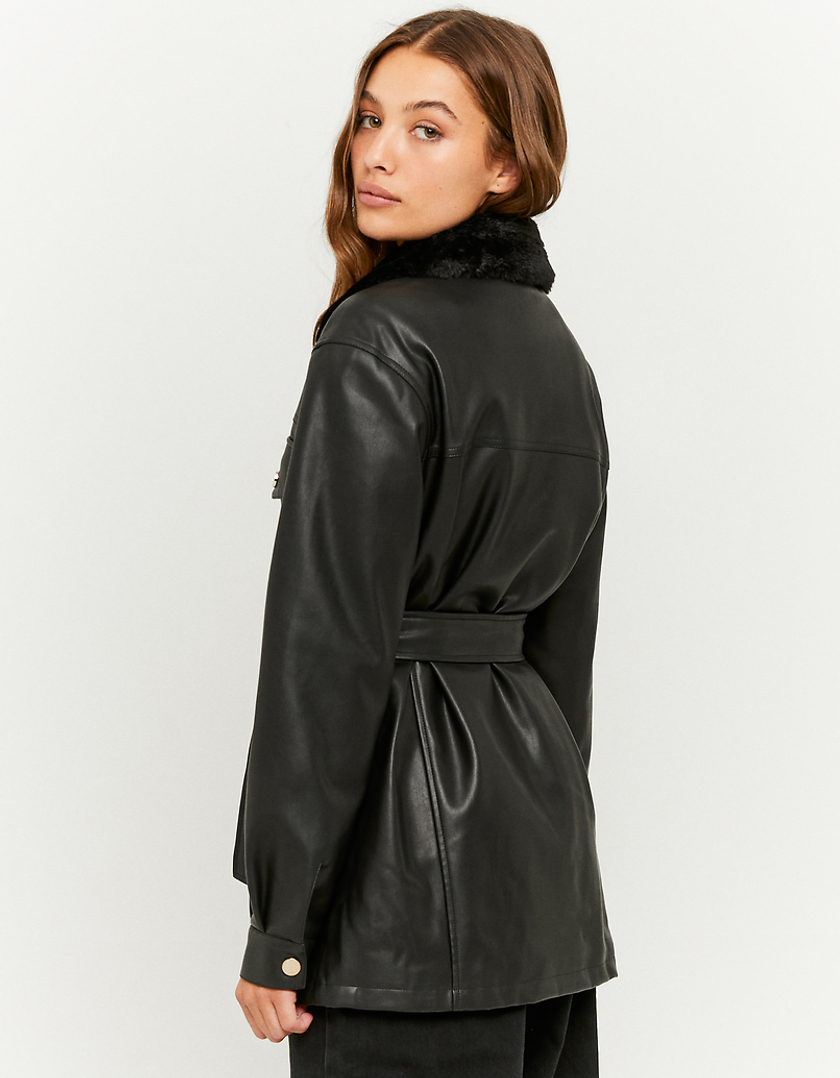 TALLY WEiJL, Black Faux leather Jacket for Women