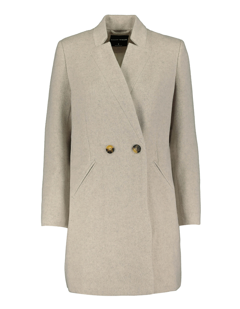 TALLY WEiJL, Cappotto Tortora Doppiopetto for Women