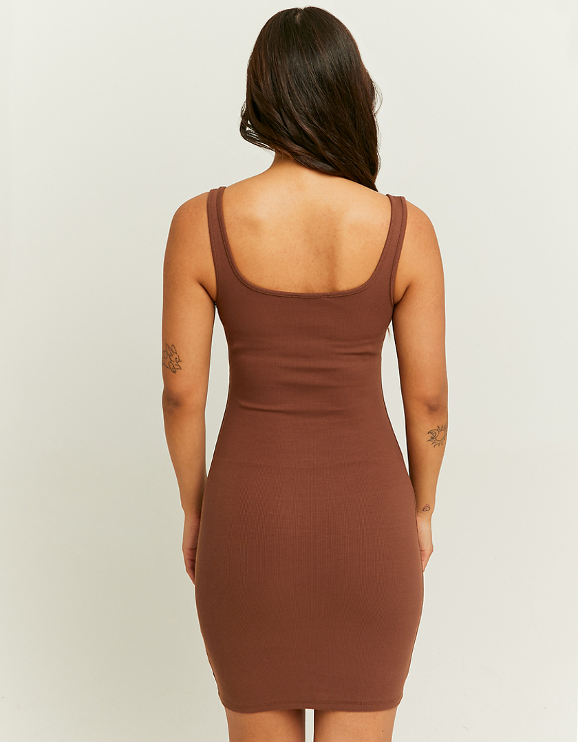 TALLY WEiJL, Brown Bodycon Mini Dress for Women