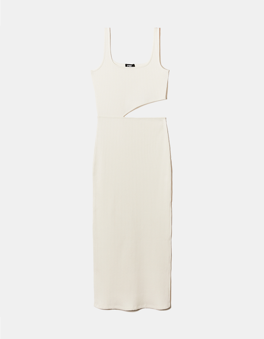 TALLY WEiJL, White Basic Maxi Dress for Women