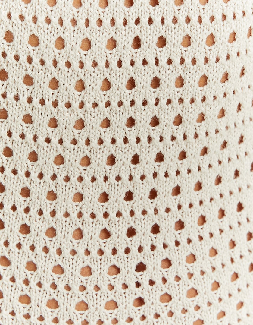 TALLY WEiJL, Φόρεμα Crochet Maxi Μπεζ for Women