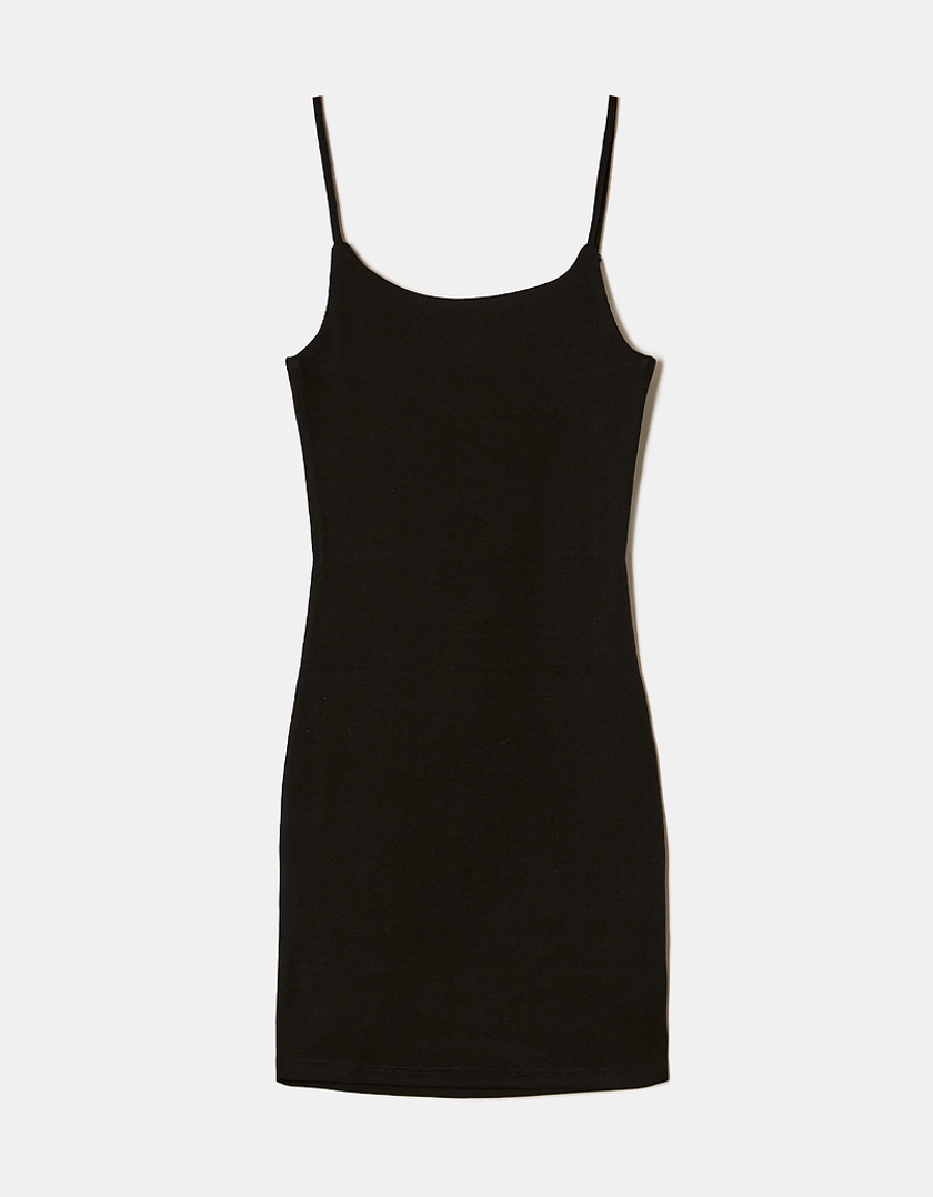 TALLY WEiJL, Black Basic Mini Dress for Women