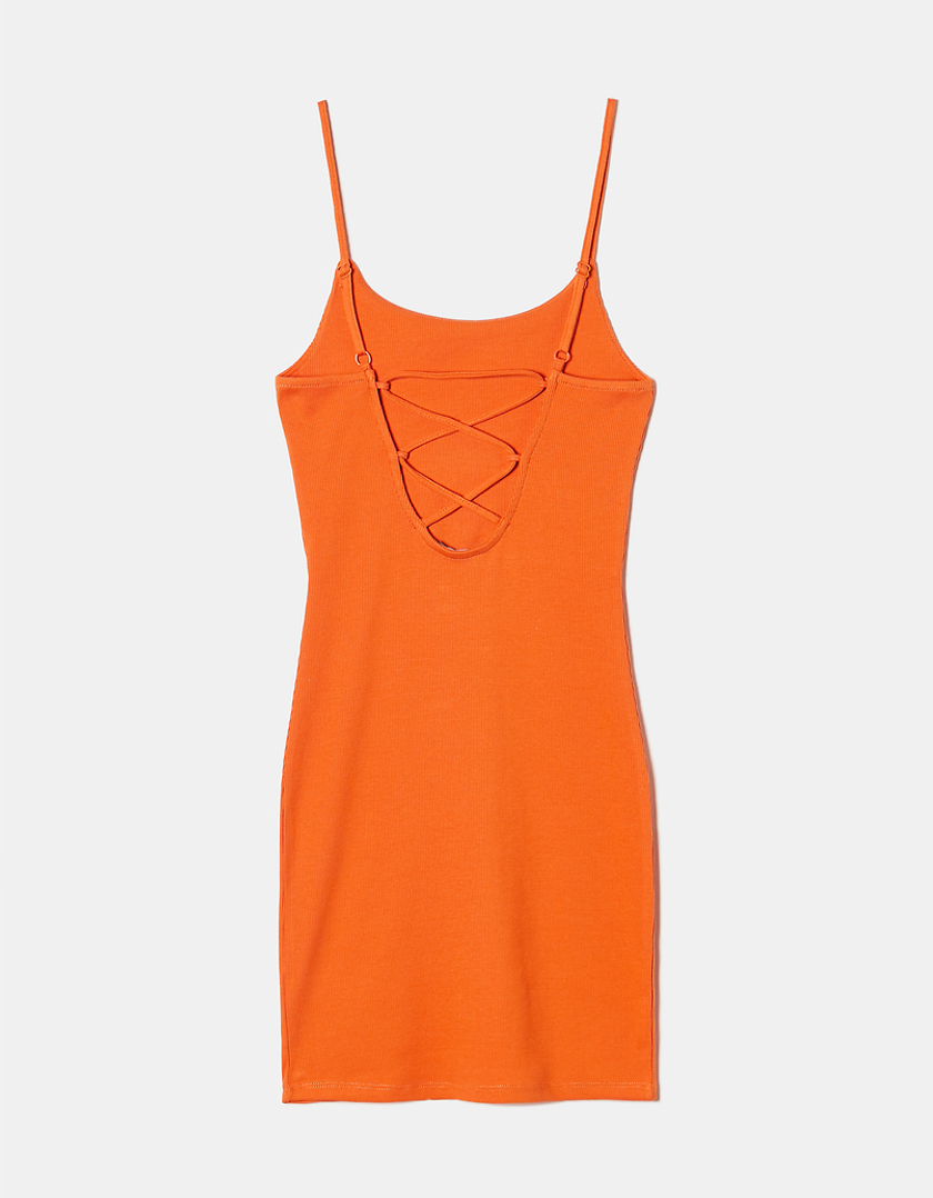 TALLY WEiJL, Orange Basic Mini Dress for Women