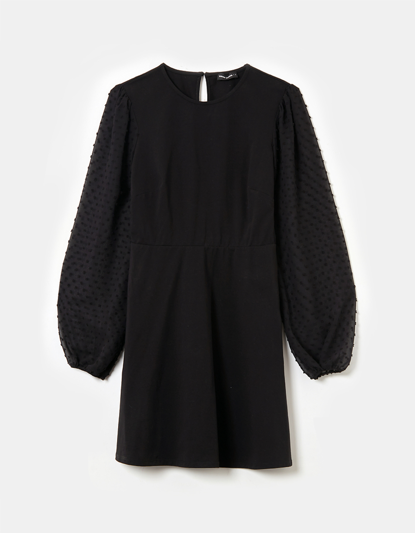 TALLY WEiJL, Robe Manches Longues Noire for Women