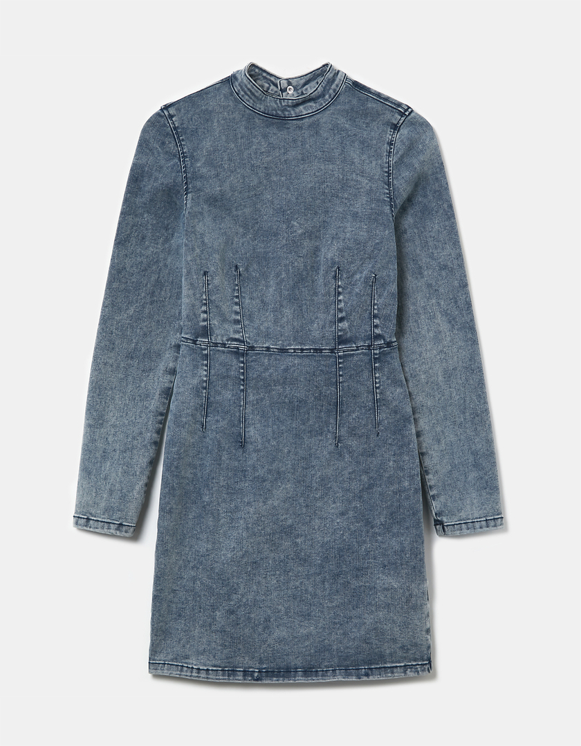 TALLY WEiJL, Dopasowana sukienka Mini z denimu for Women