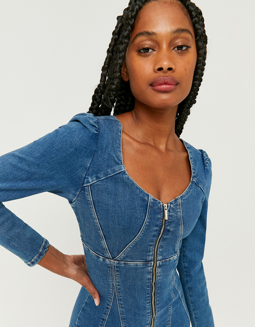 TALLY WEiJL, Robe Moulante en Jean for Women