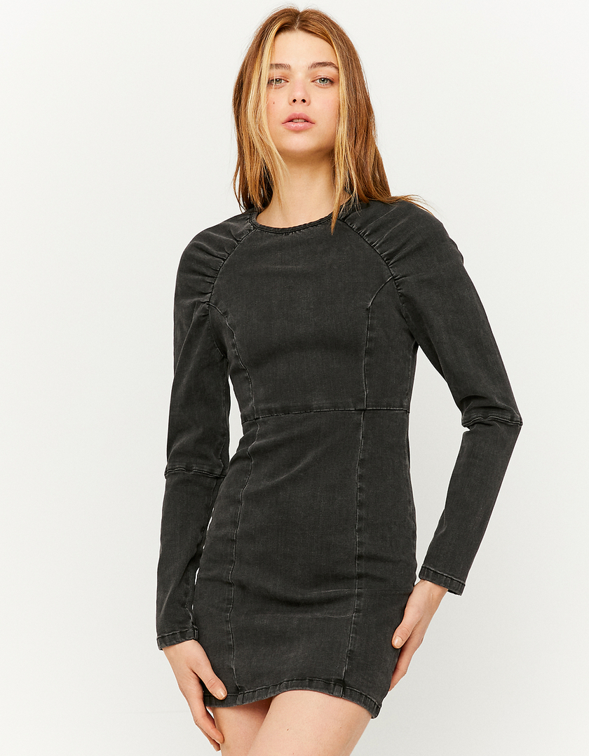 TALLY WEiJL, Robe en Jean Manches Bouffantes for Women