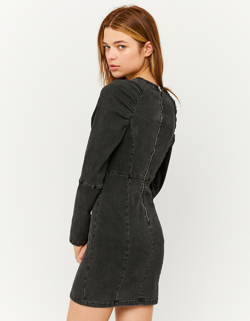 TALLY WEiJL, Robe en Jean Manches Bouffantes for Women