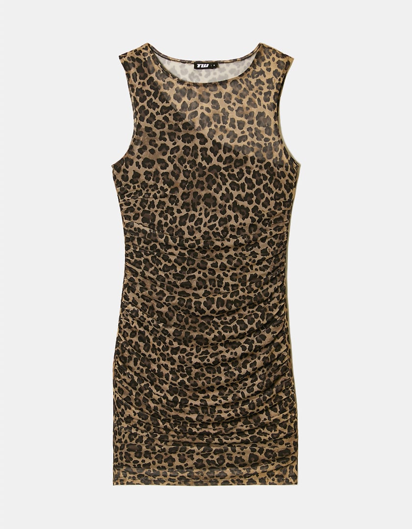 TALLY WEiJL, Leo Print Mini Dress for Women