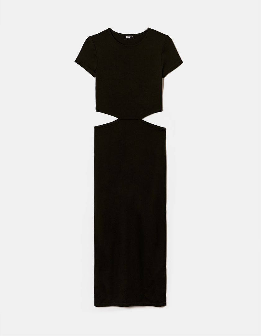 TALLY WEiJL, Black Dress with Cut Outs for Women