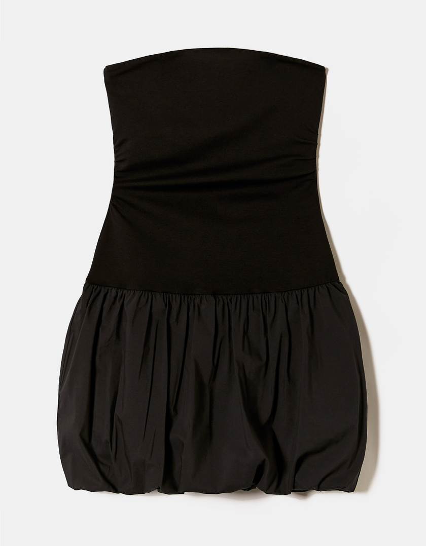 TALLY WEiJL, Robe Bodycon noire avec bandeau et jupe ballon for Women