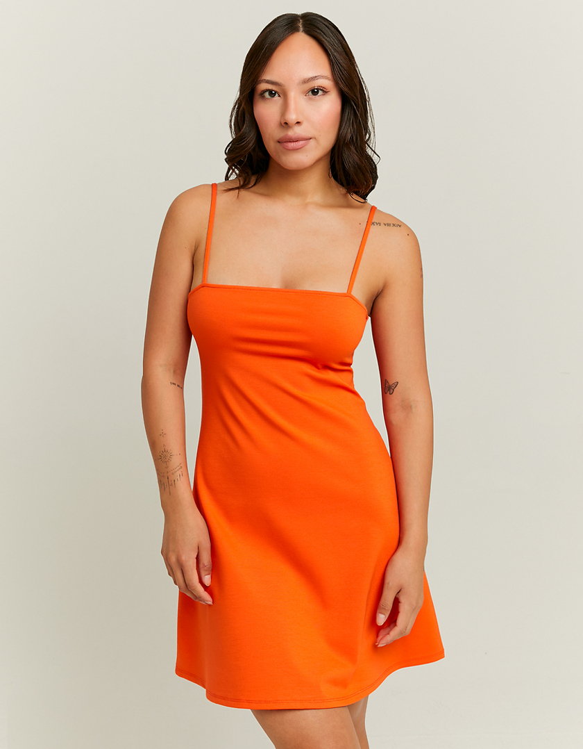 TALLY WEiJL, Orange Sleeveless Mini Dress  for Women