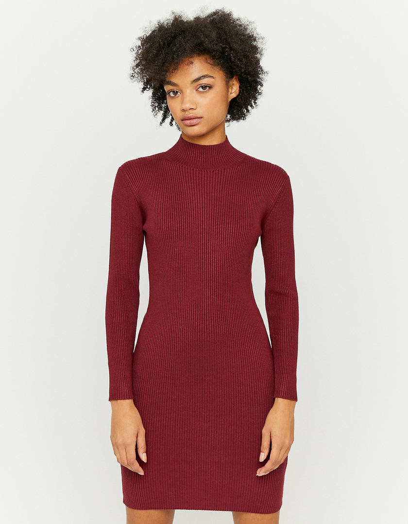 TALLY WEiJL, Mini Knit Long Sleeves Dress for Women