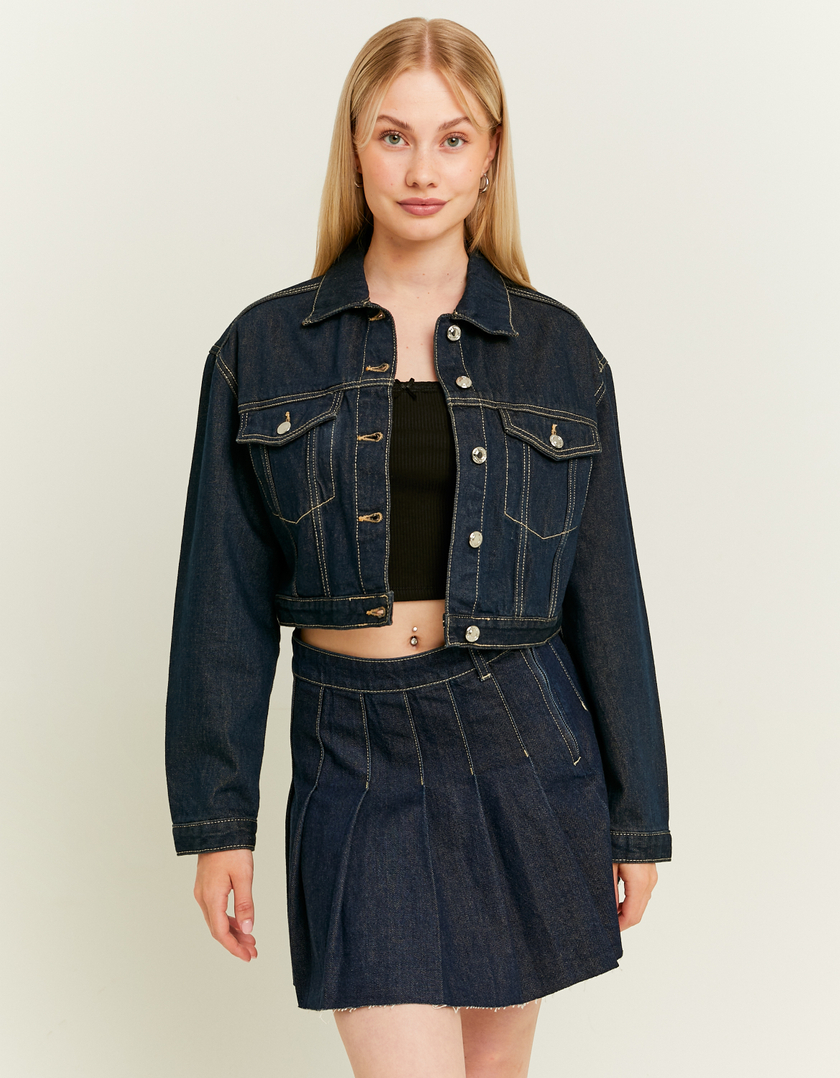 TALLY WEiJL, Dark Blue Denim Jacket for Women