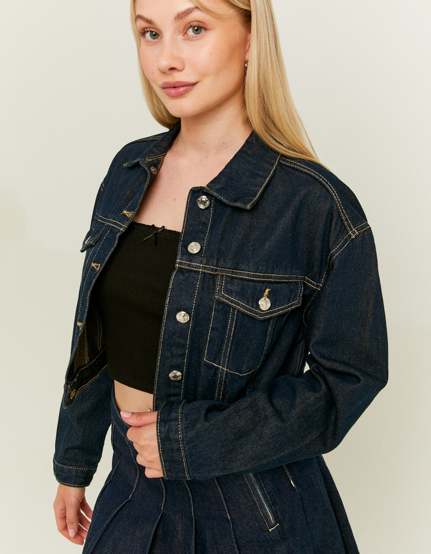 TALLY WEiJL, Dark Blue Denim Jacket for Women