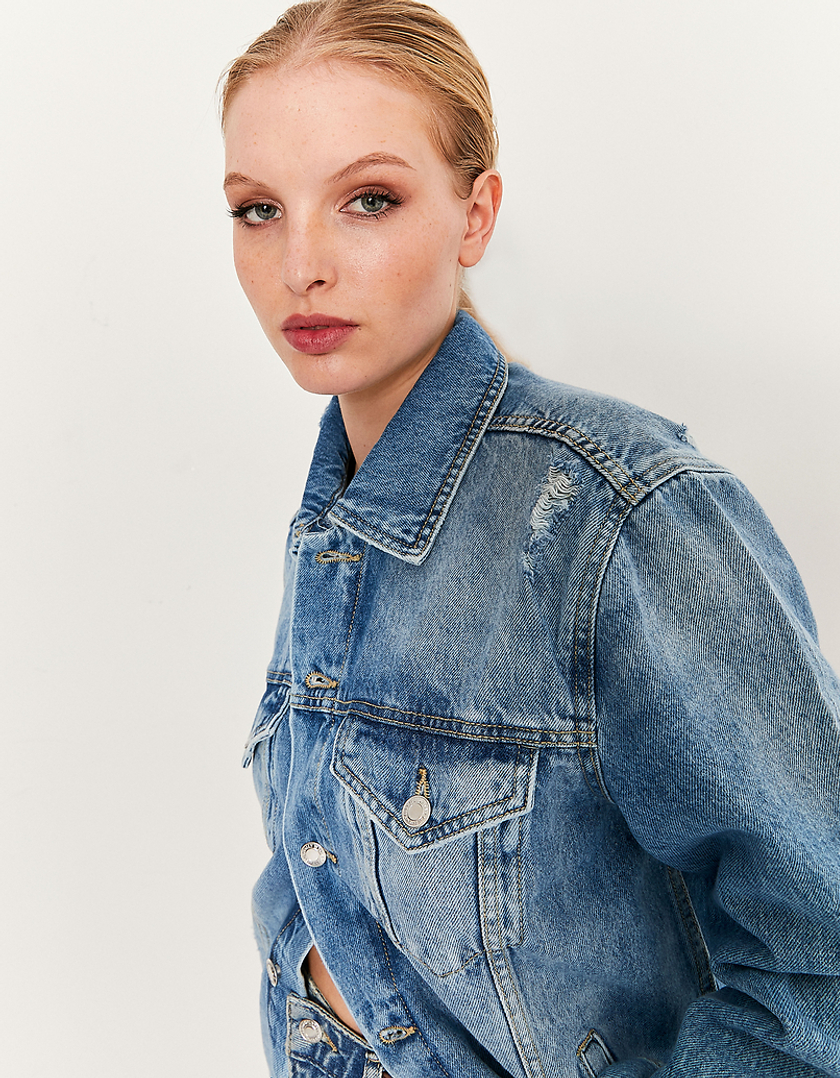 TALLY WEiJL, Blaue Jeansjacke for Women