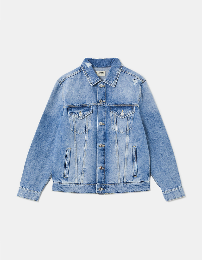 TALLY WEiJL, Blaue Jeansjacke for Women