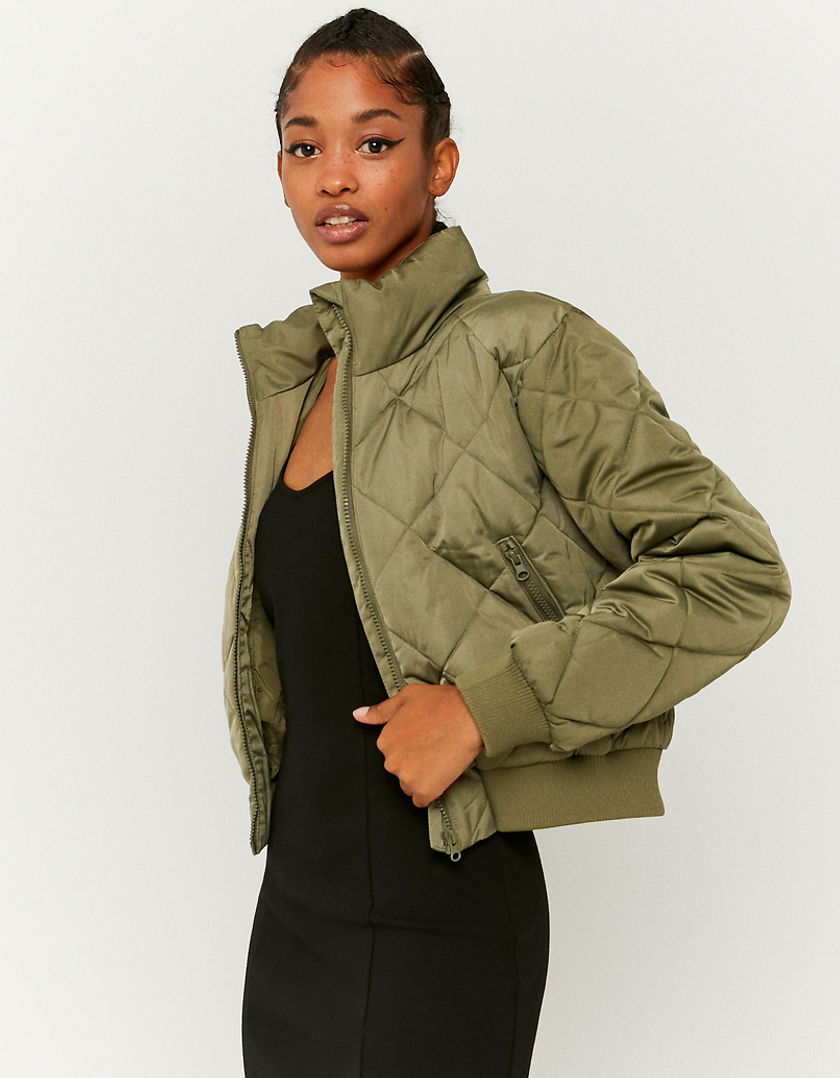 TALLY WEiJL, Grüne Steppjacke for Women