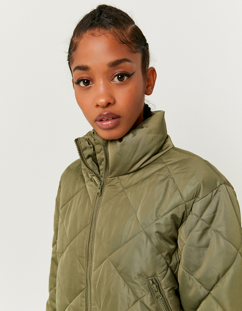 TALLY WEiJL, Grüne Steppjacke for Women