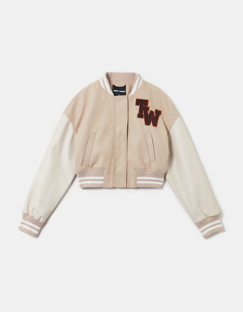 TALLY WEiJL, Colorblock Varsity Jacket for Women