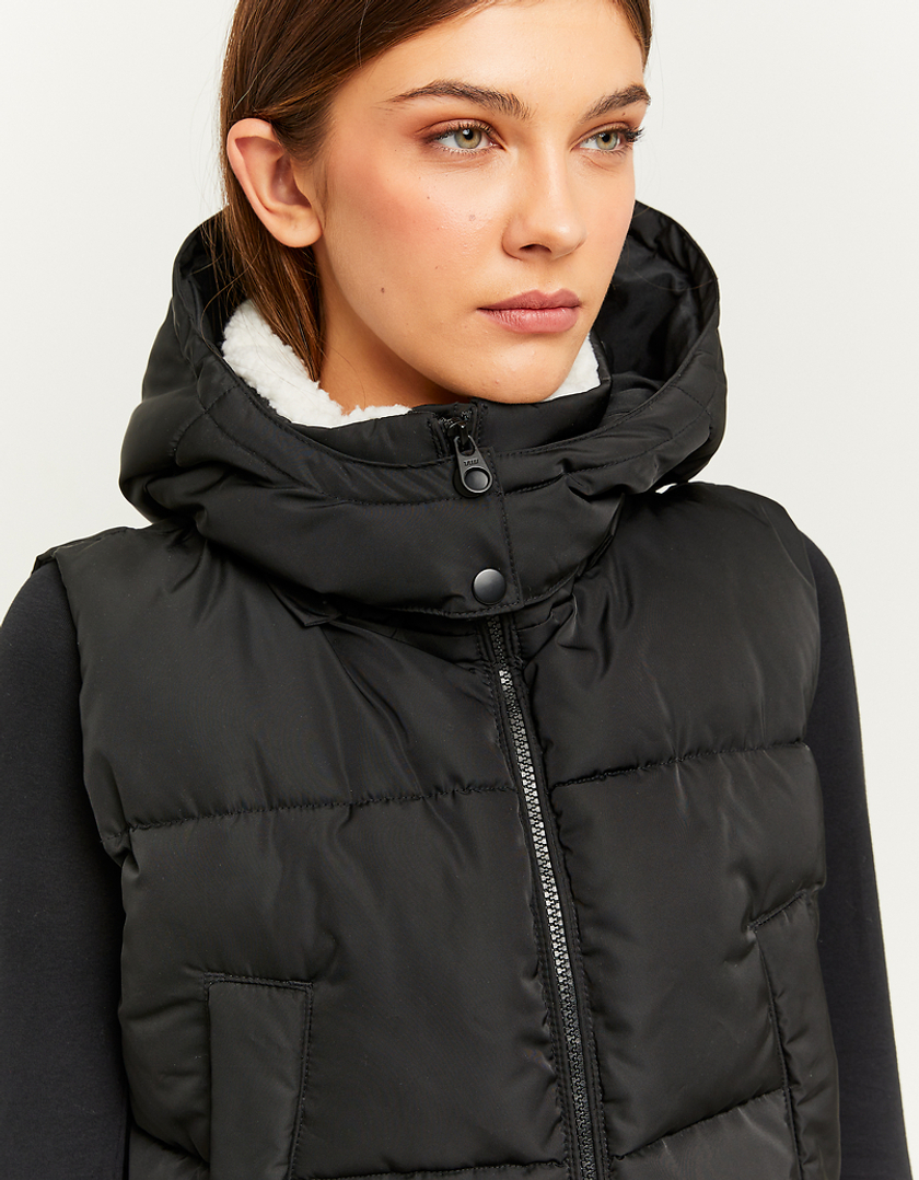 TALLY WEiJL, Black Sleeveless Padded Jacket for Women