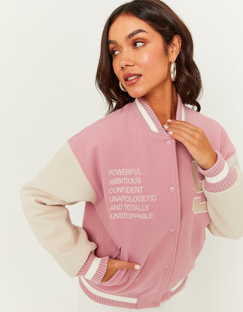 TALLY WEiJL, Veste Universitaire Rose for Women