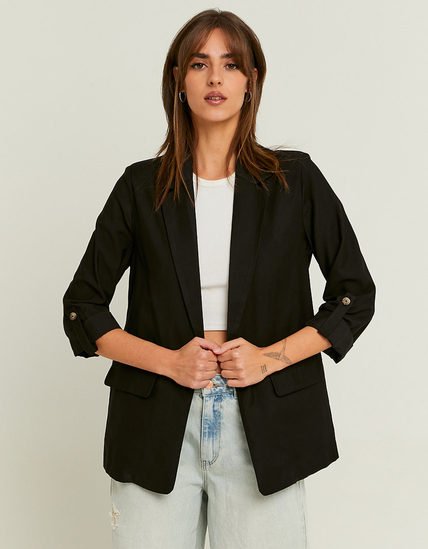 TALLY WEiJL, Black Lightweight Loose Blazer for Women