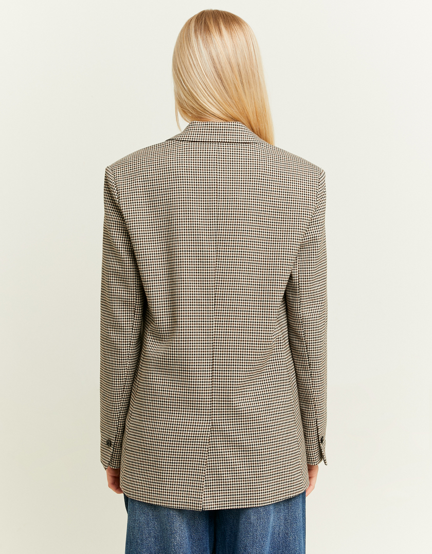 TALLY WEiJL, Checkered Double Breasted Blazer for Women