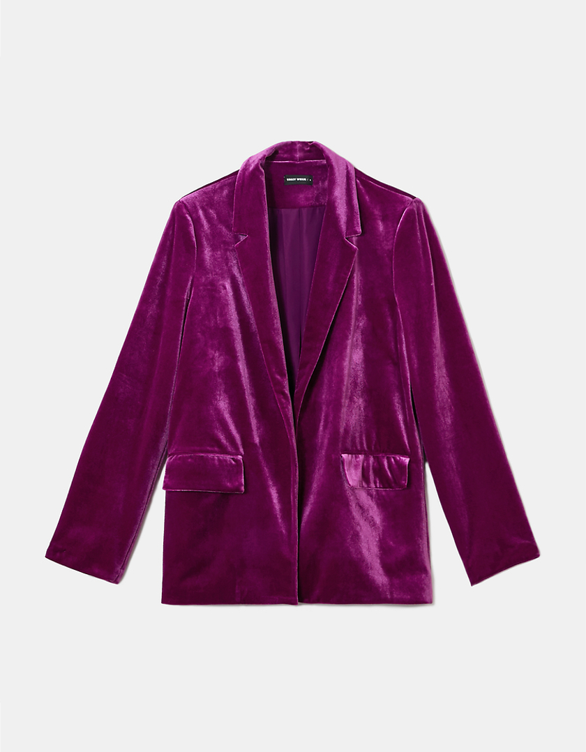 TALLY WEiJL, Pink Velvet Blazer for Women