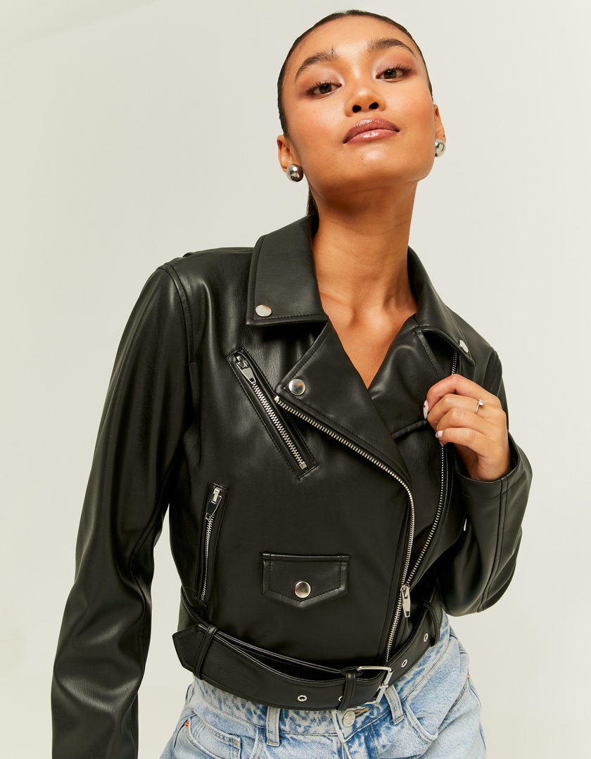 TALLY WEiJL, Veste Biker Noire for Women