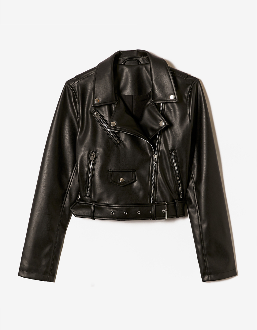 TALLY WEiJL, Veste Biker Noire for Women