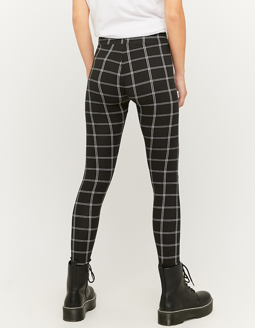 TALLY WEiJL, Black Checked Leggings for Women