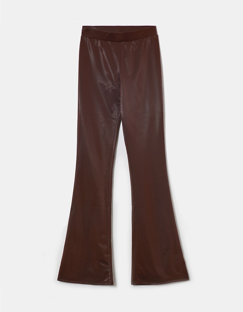 TALLY WEiJL, Legging Flare Marron for Women