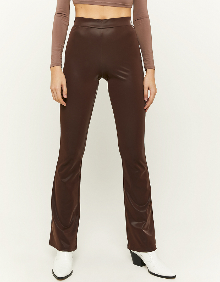 TALLY WEiJL, Legging Flare Marron for Women