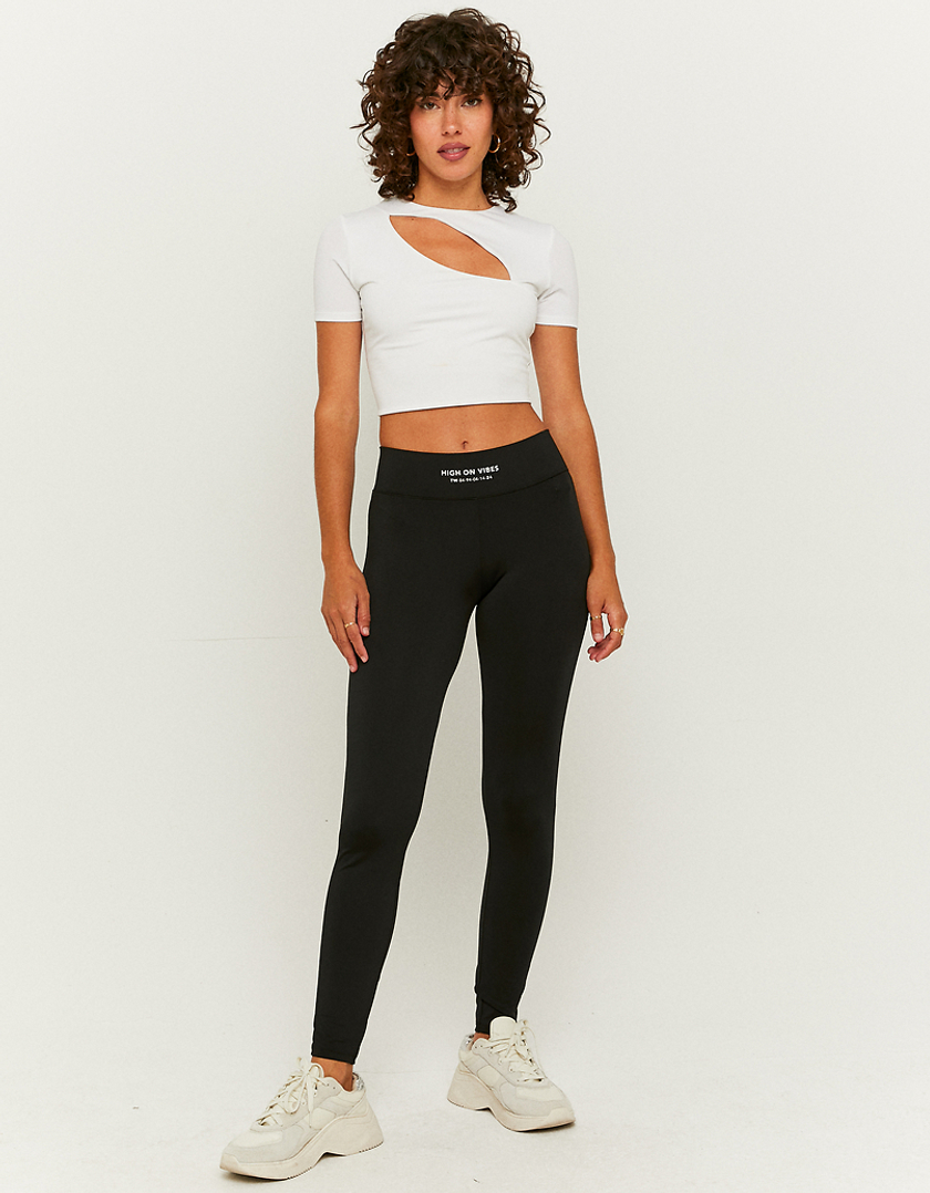 TALLY WEiJL, Black High Waist Leggings for Women