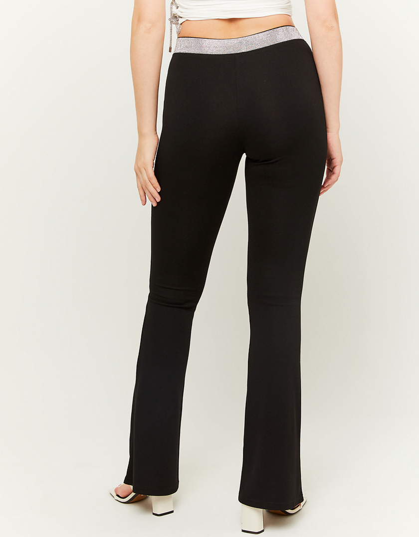 TALLY WEiJL, Legging Flare avec Strass à la Taille for Women