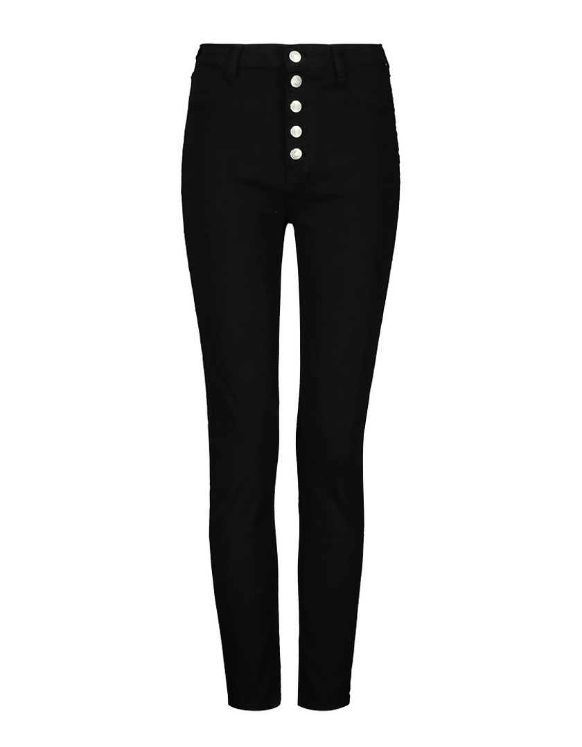 TALLY WEiJL, High Waist Skinny Button Placket Trousers for Women