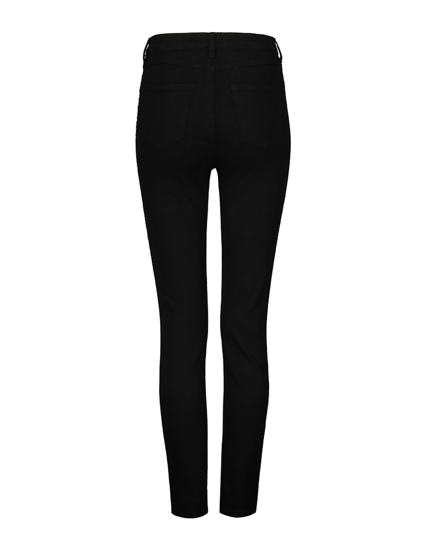 TALLY WEiJL, High Waist Skinny Button Placket Trousers for Women