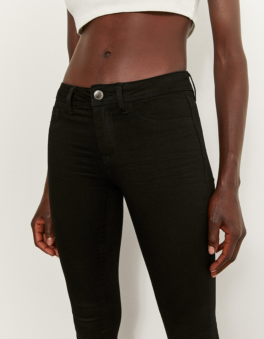 TALLY WEiJL, Pantalon Noir Taille Basse Skinny for Women