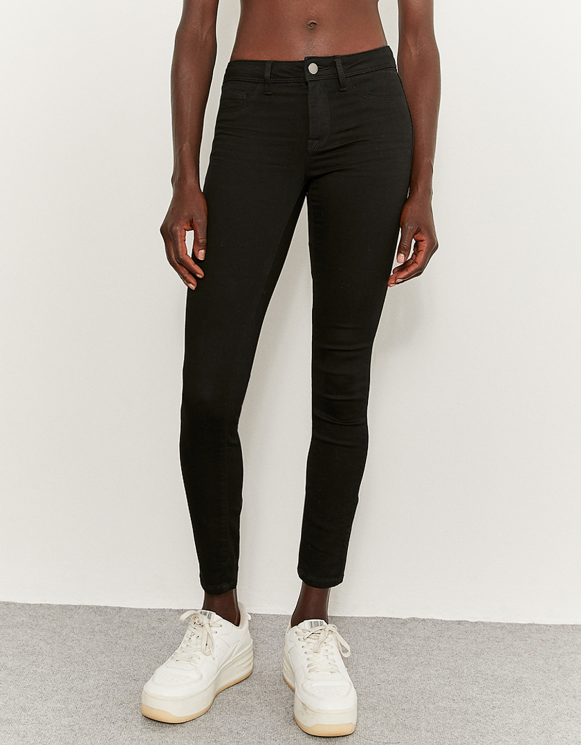 TALLY WEiJL, Pantalon Noir Taille Basse Skinny for Women